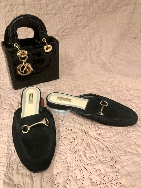 Black Primark Half Loafers