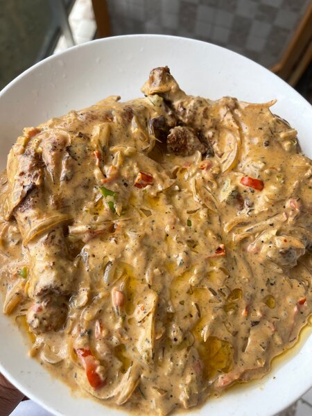 1 Poulet entier Sauté Crémeux