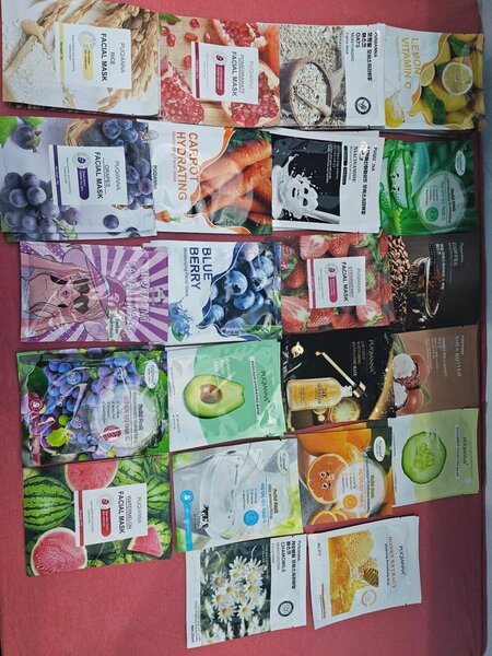 Masques en tissu hydratants naturels