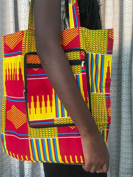 Sac à motifs colorés