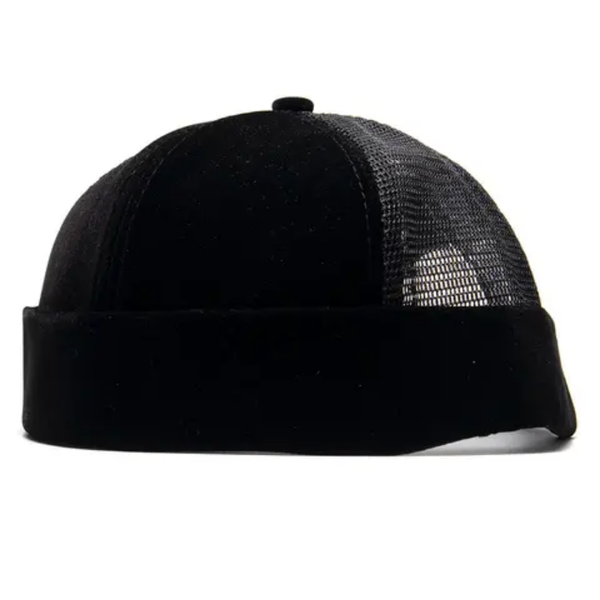 Casquette Trucker Unie Noir