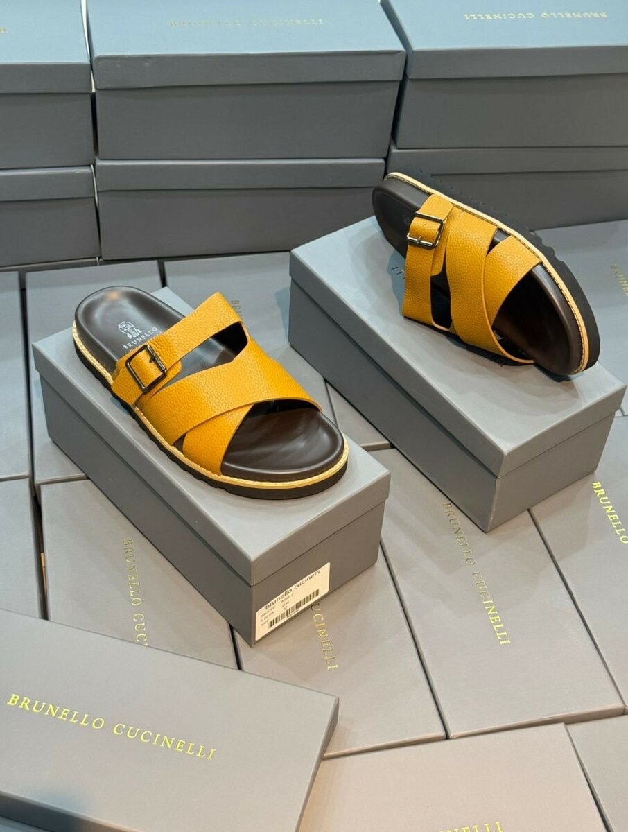 Sandales en cuir homme élégantes