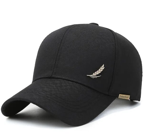 Casquette noire élégante