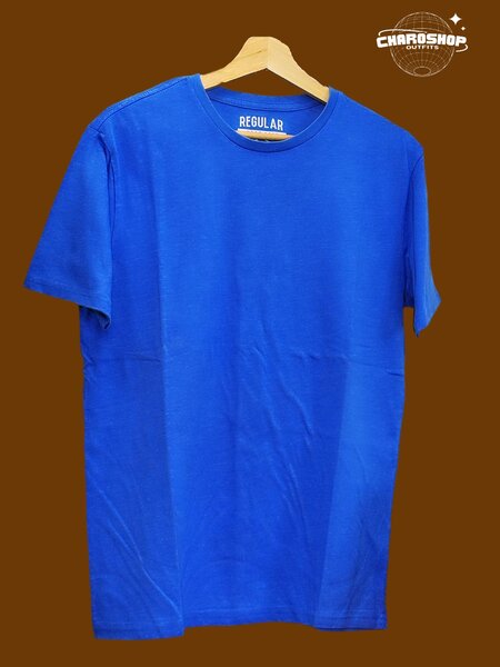 T-shirt bleu unisexe