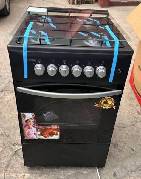 Volcano 50x50 4 Burner Gas Cooker with Oven&Grill