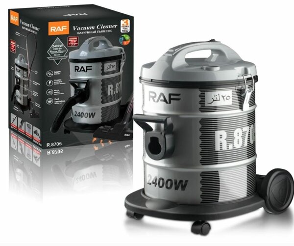 25L High Power Vacuum Cleaner Multifunctional 24000w - Black