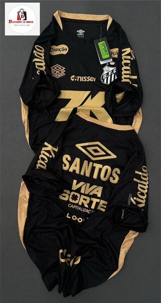 Maillot Santos FC Noir et Or