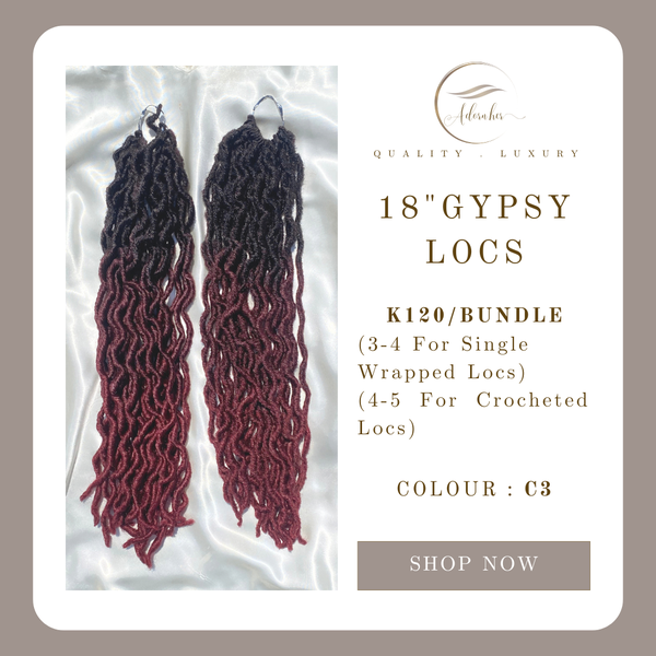 18 inch Gypsy Locs - Colour #C3