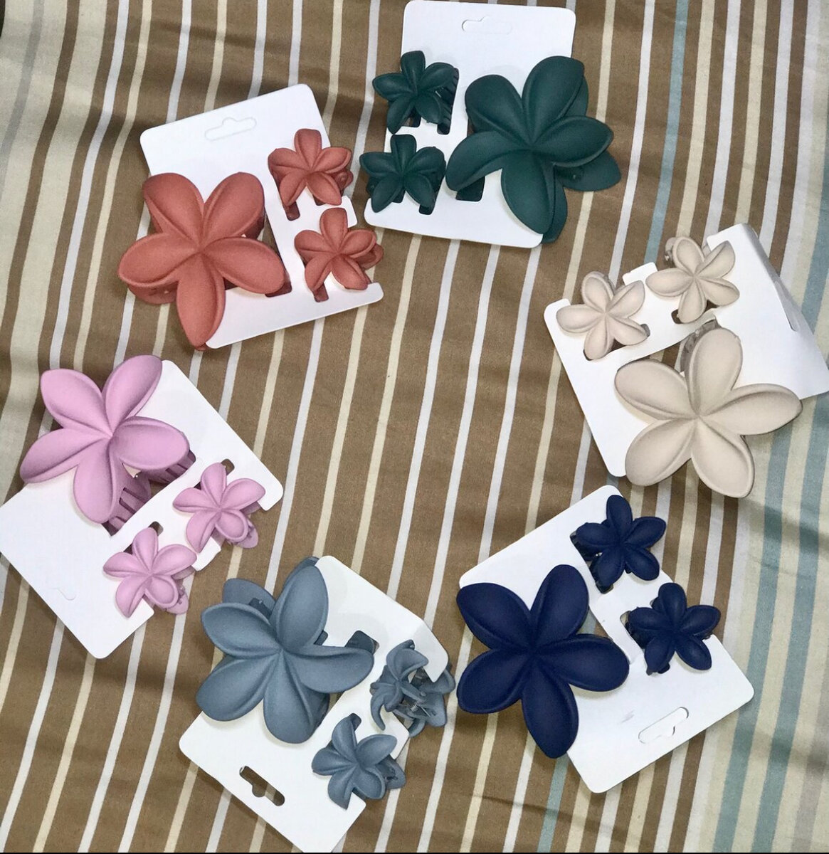 Pince à cheuveux en fleur