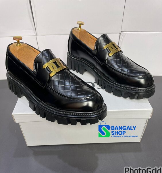 Mocassins en cuir élégants homme