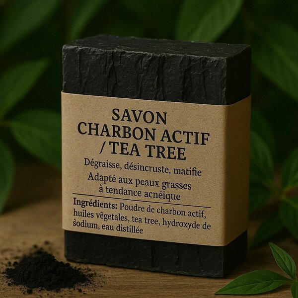 Savon Charbon Actif Tea Tree