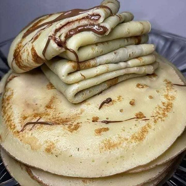 Crêpes délicieux au nutella