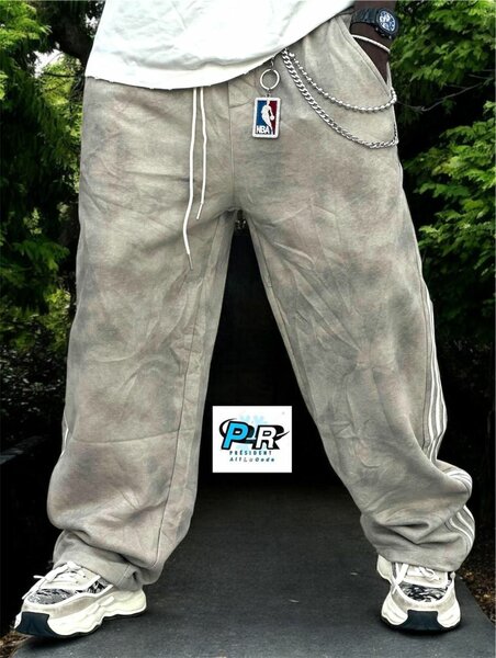 Pantalon décontracté chaîne style