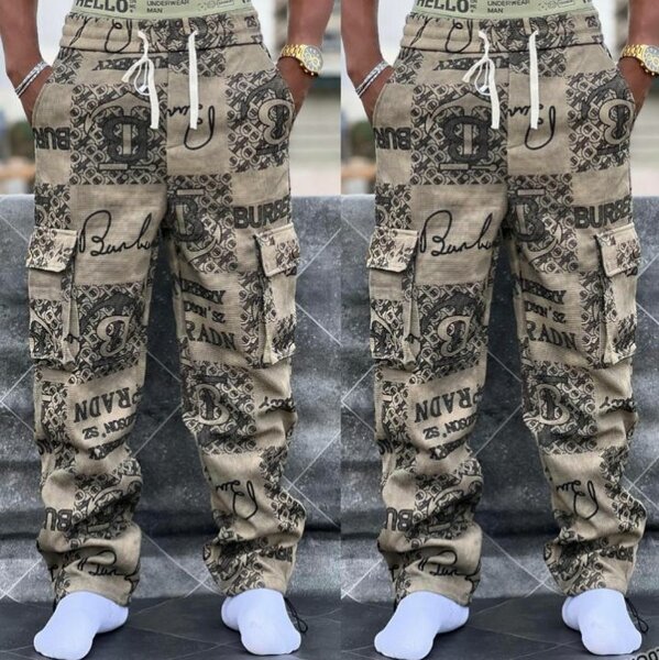 Pantalon cargo imprimé homme