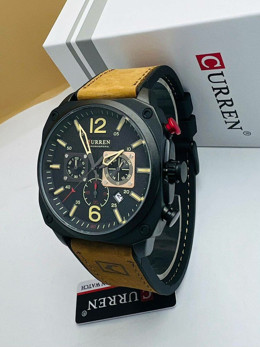 Montre URREN en vrai cuir original