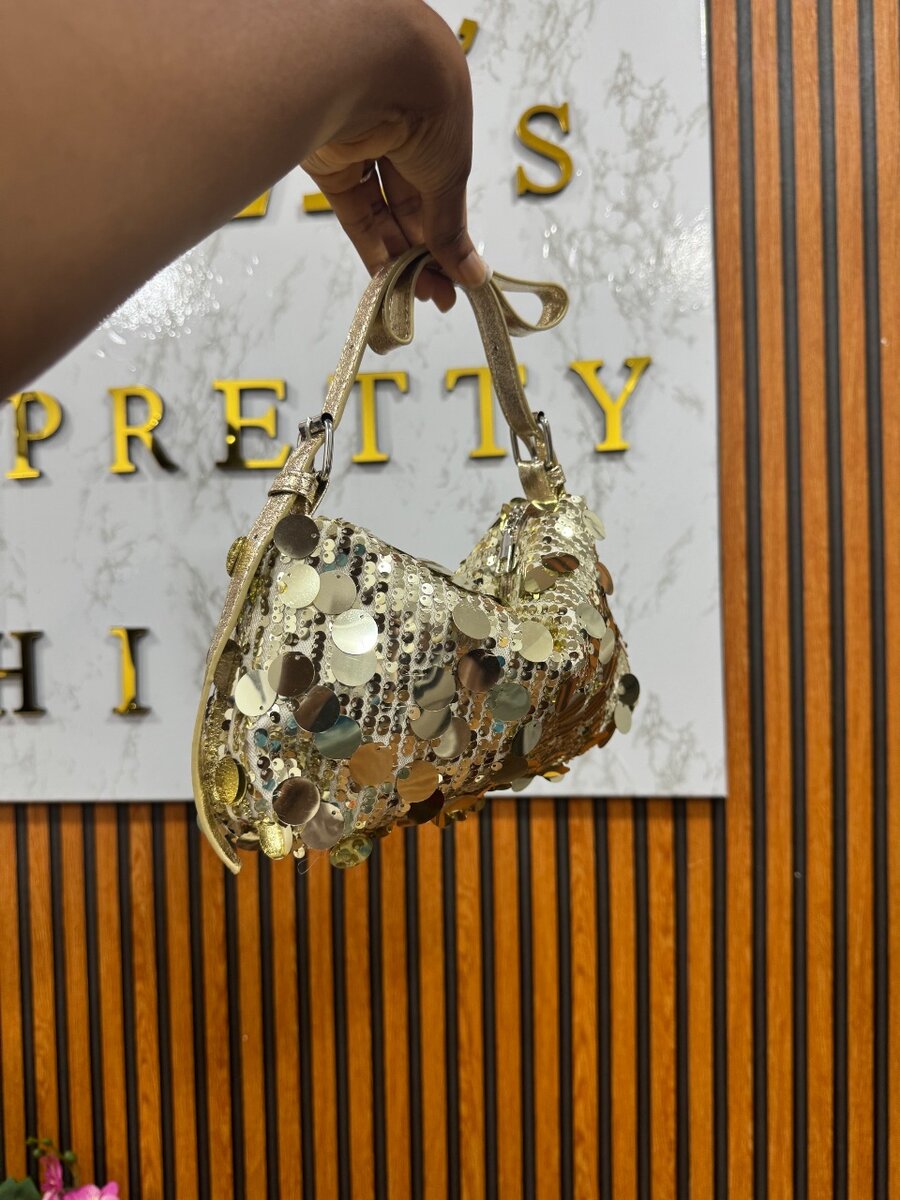 Pretty gold bag