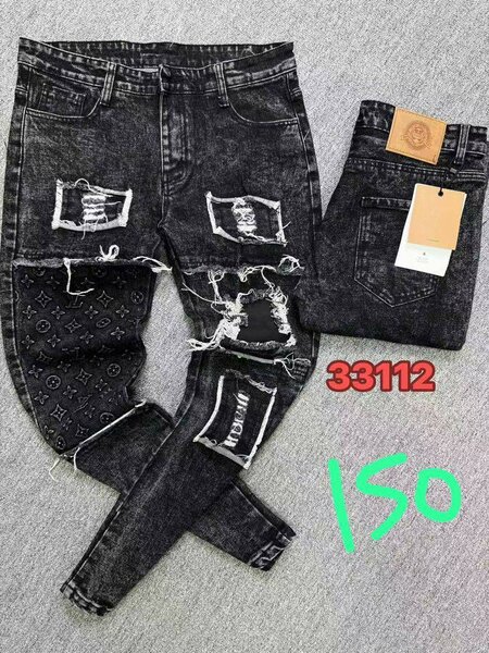 Stylish Ripped Black Jeans