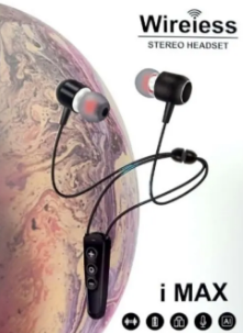 iMAX with Vibrat High Bass Best Quality Sports Wireless Headset Stereo Bluetooth In-Ear Headphones Handfree