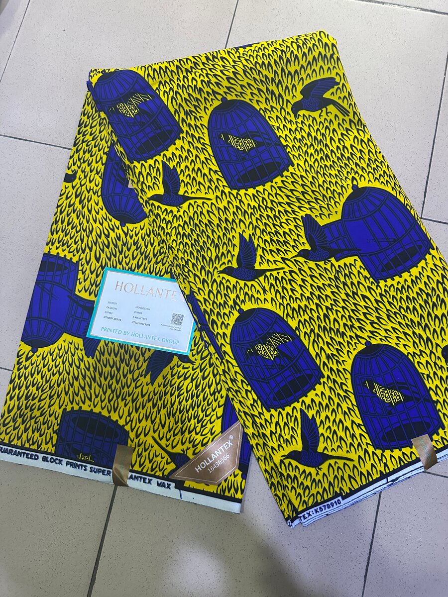 Tissu Wax Africain Coloré