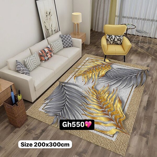 Beautiful and cozy patterned carpet