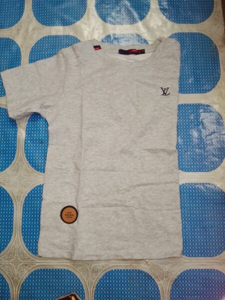 T-shirt gris basique enfant