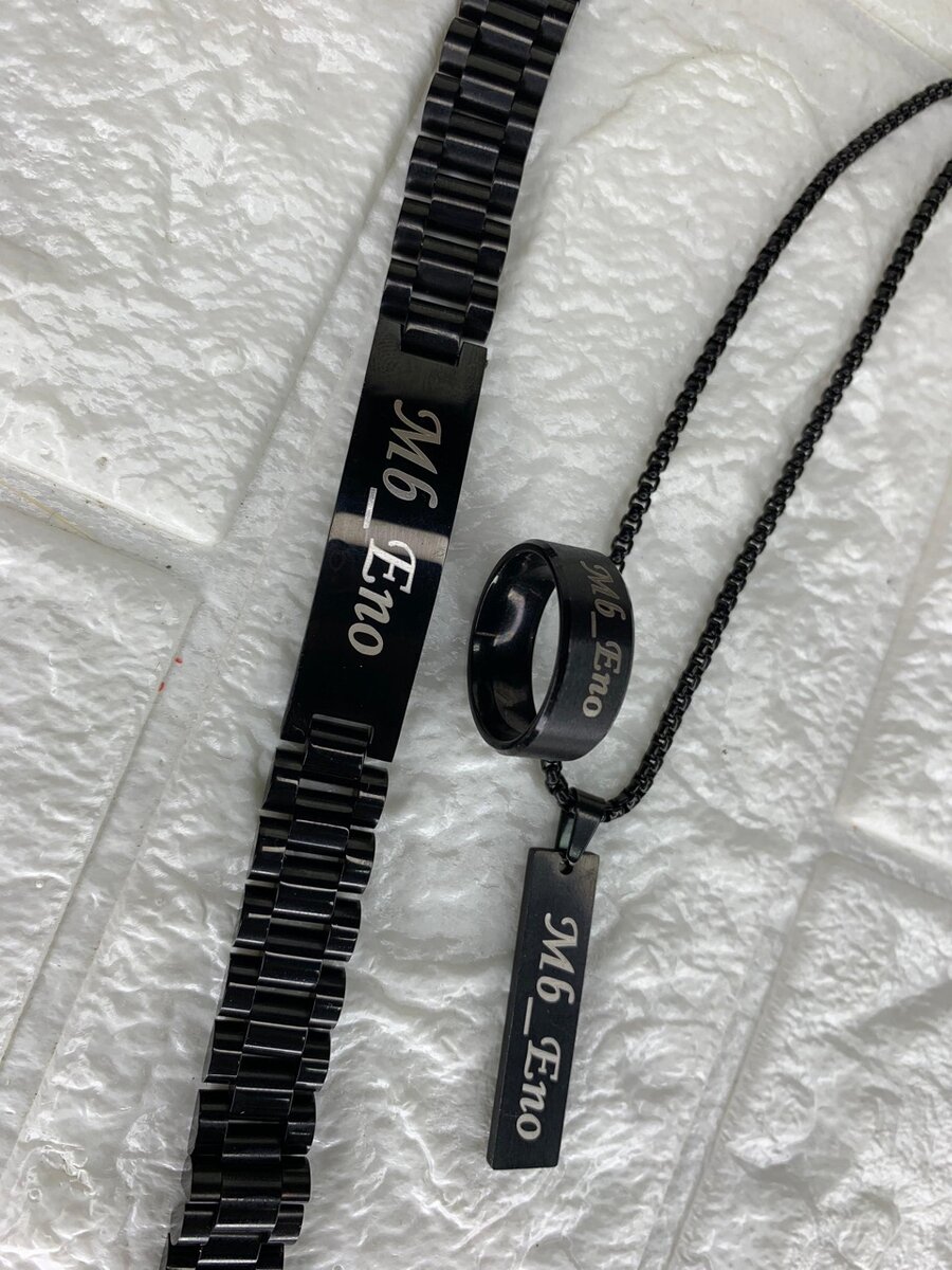 Necklace, Bracelet and ring