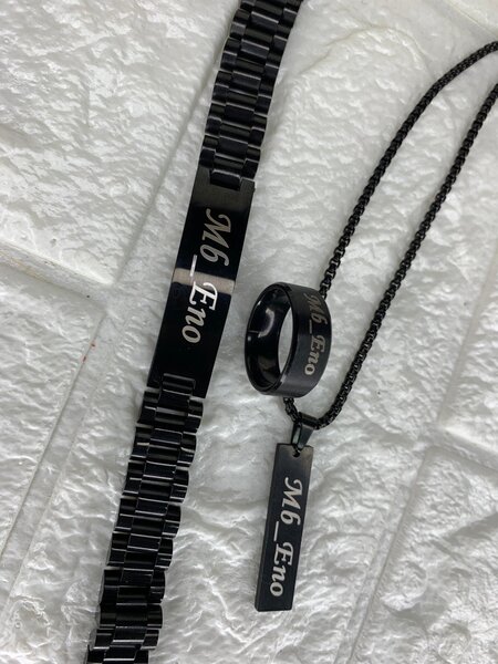 Necklace, Bracelet and ring