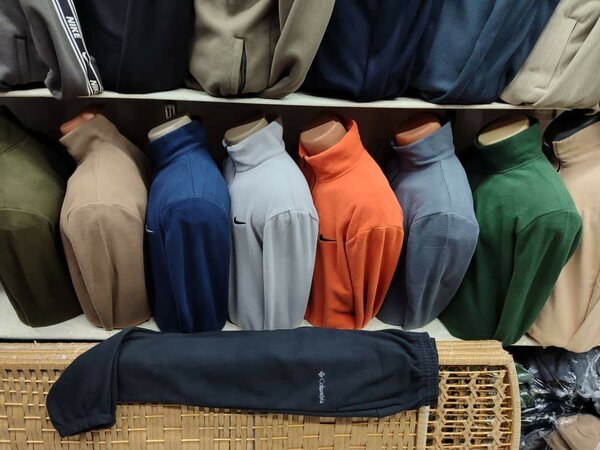 Полузамок ткань флис