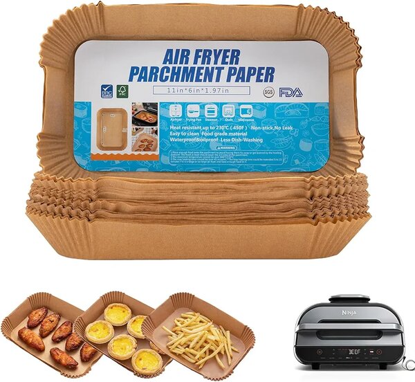 Air Fryer Liner / Parchment Paper for Dual Air Fryer