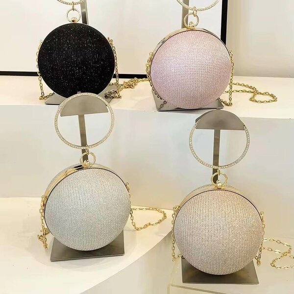 Sac à main rond élégant