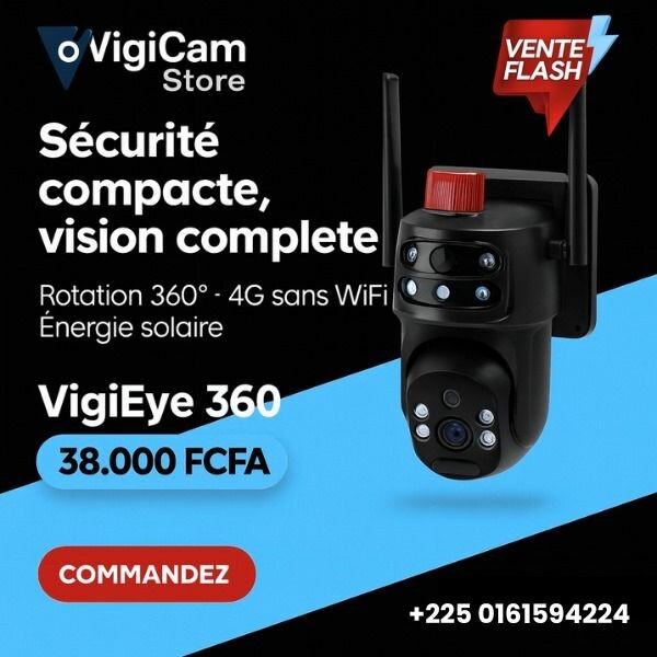 Caméra de Sécurité Solaire