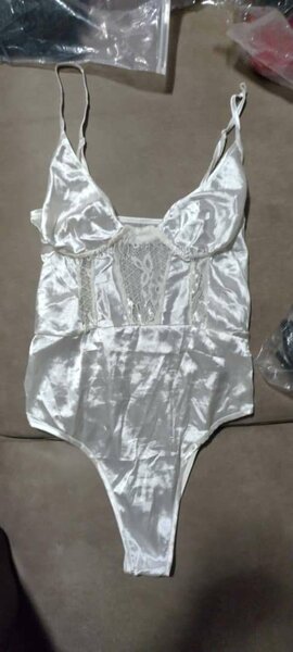 Body Sweat en satin blanc