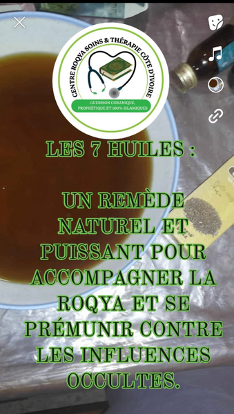 LES 7 HUILES MIRACLE PROPHÉTIQ