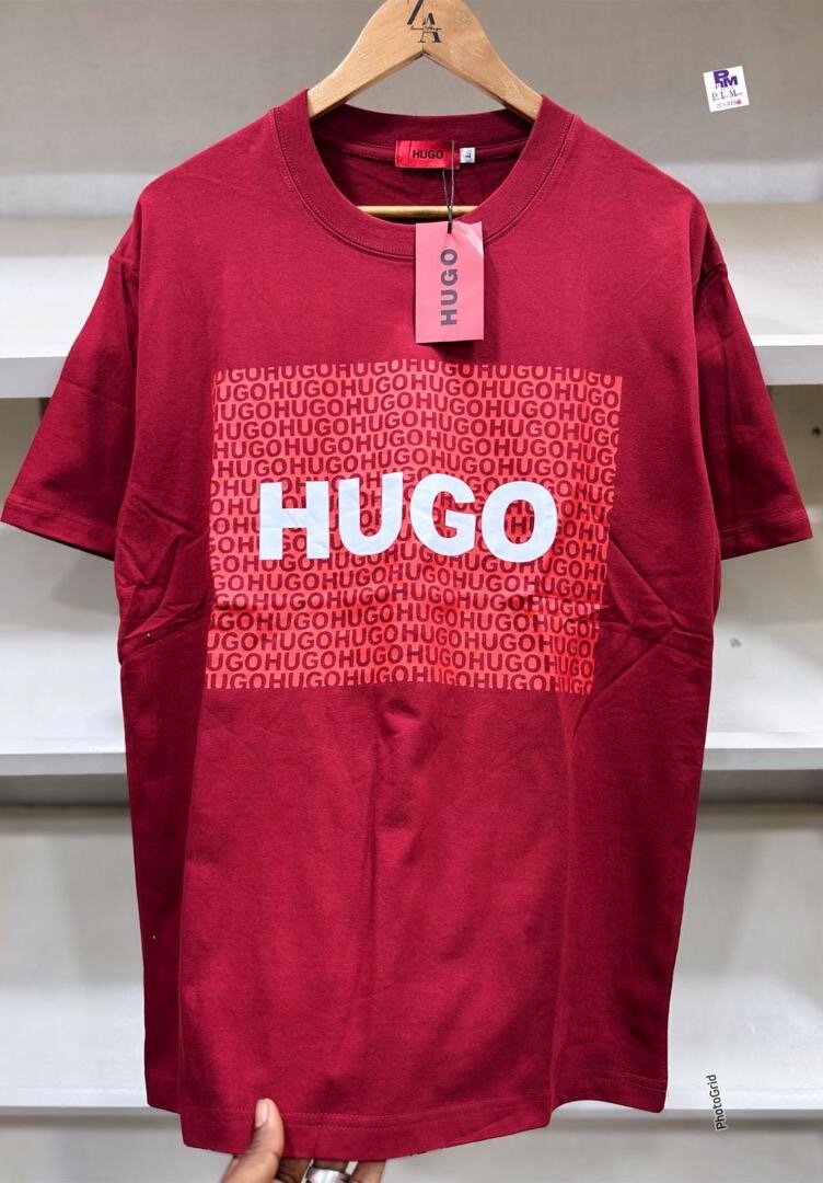 T-shirt coloré pour hommes design logo