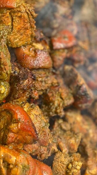 PORC AFRICAIN BRAISÉ