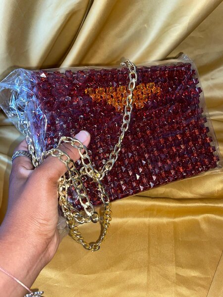 Sac bandoulière en cristal