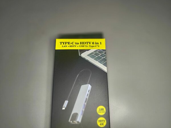 Adaptateur Type-C vers HDMI 6-en-1