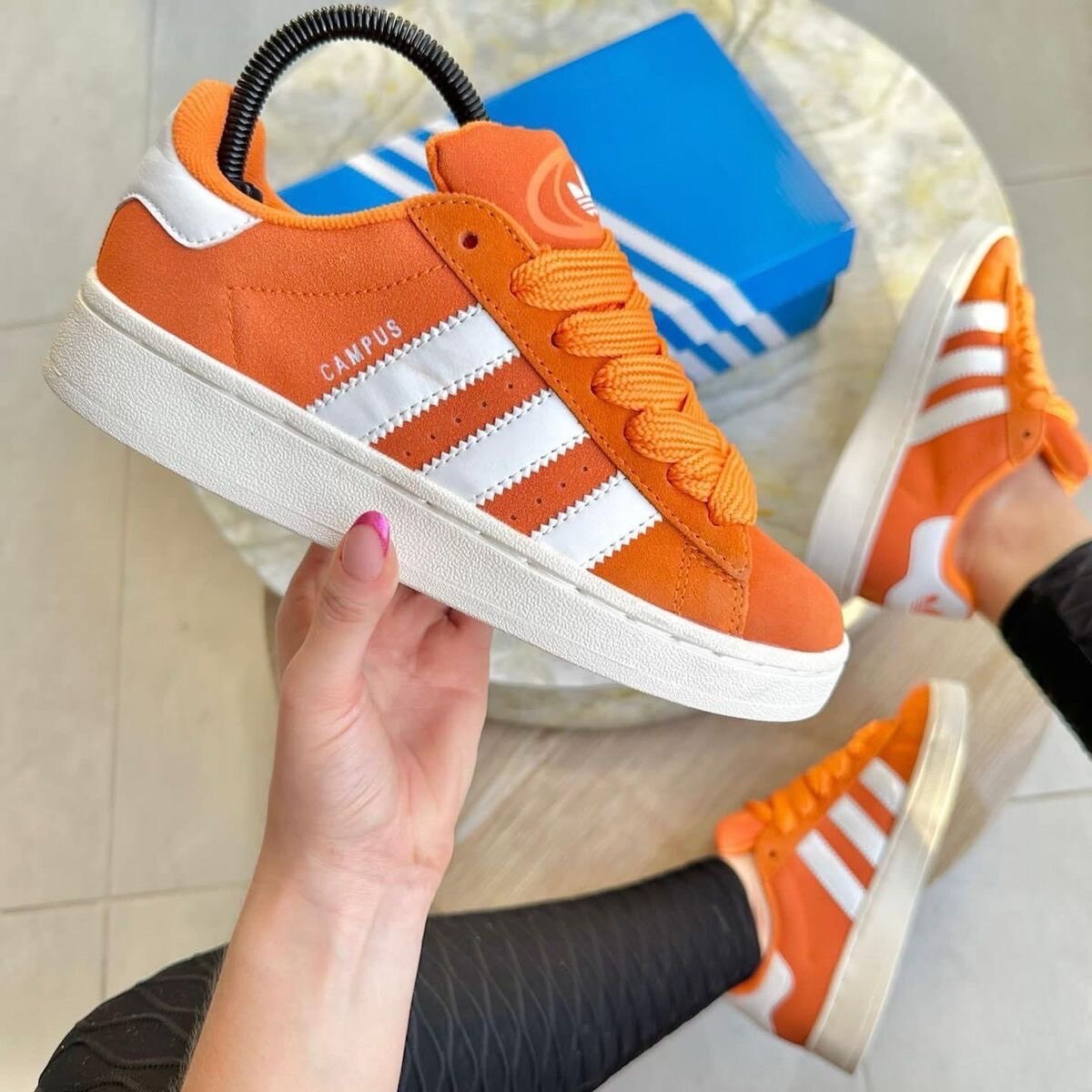 Adidas Campus Orange Sneakers