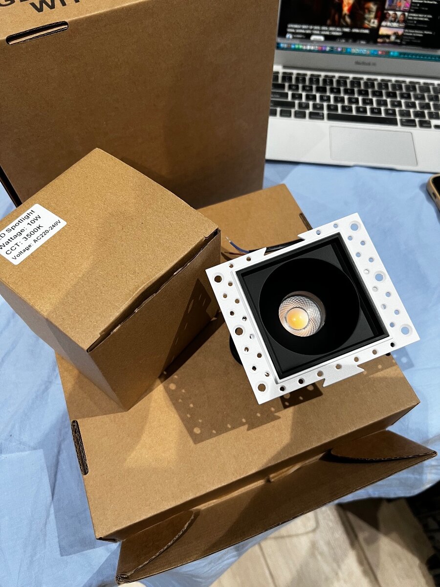 10W led square spotlight