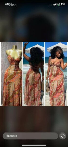 Robe longue bohème chic