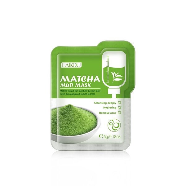 Matcha mud mask