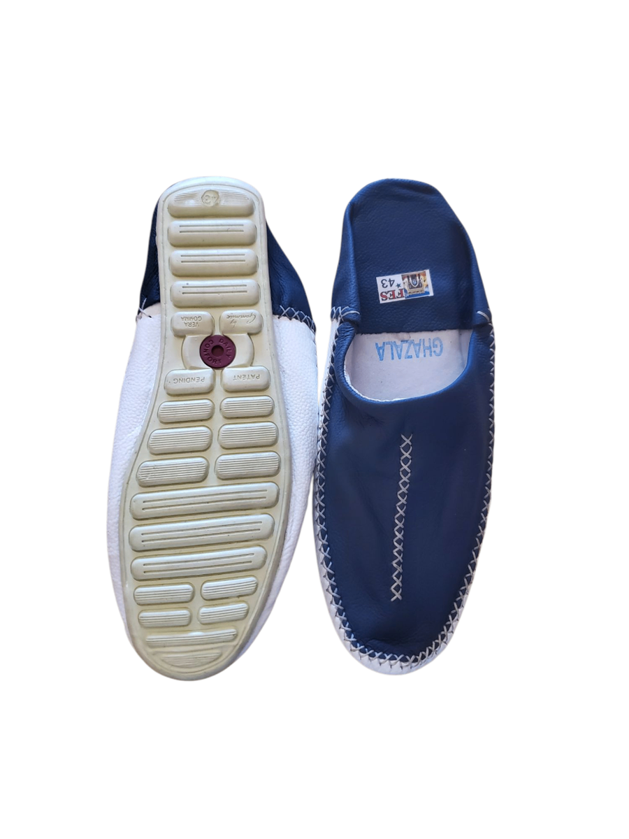 Babouche   cuir confort homme