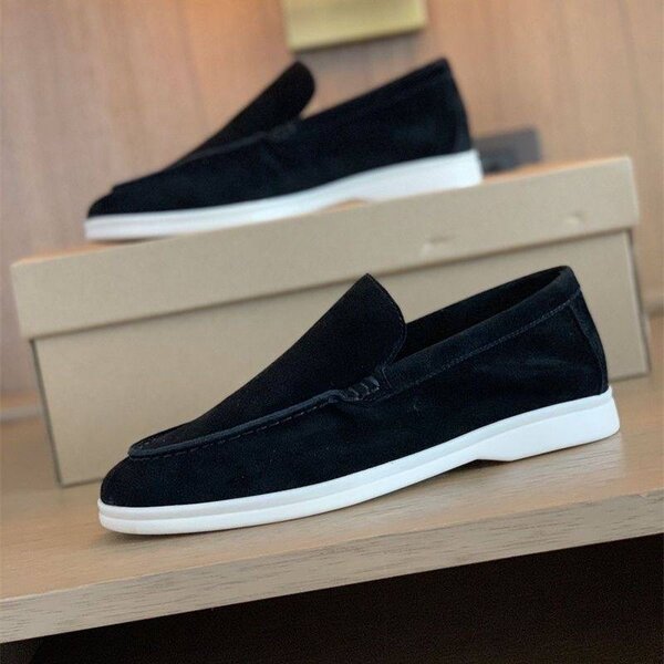 Mocassins en daim confortables