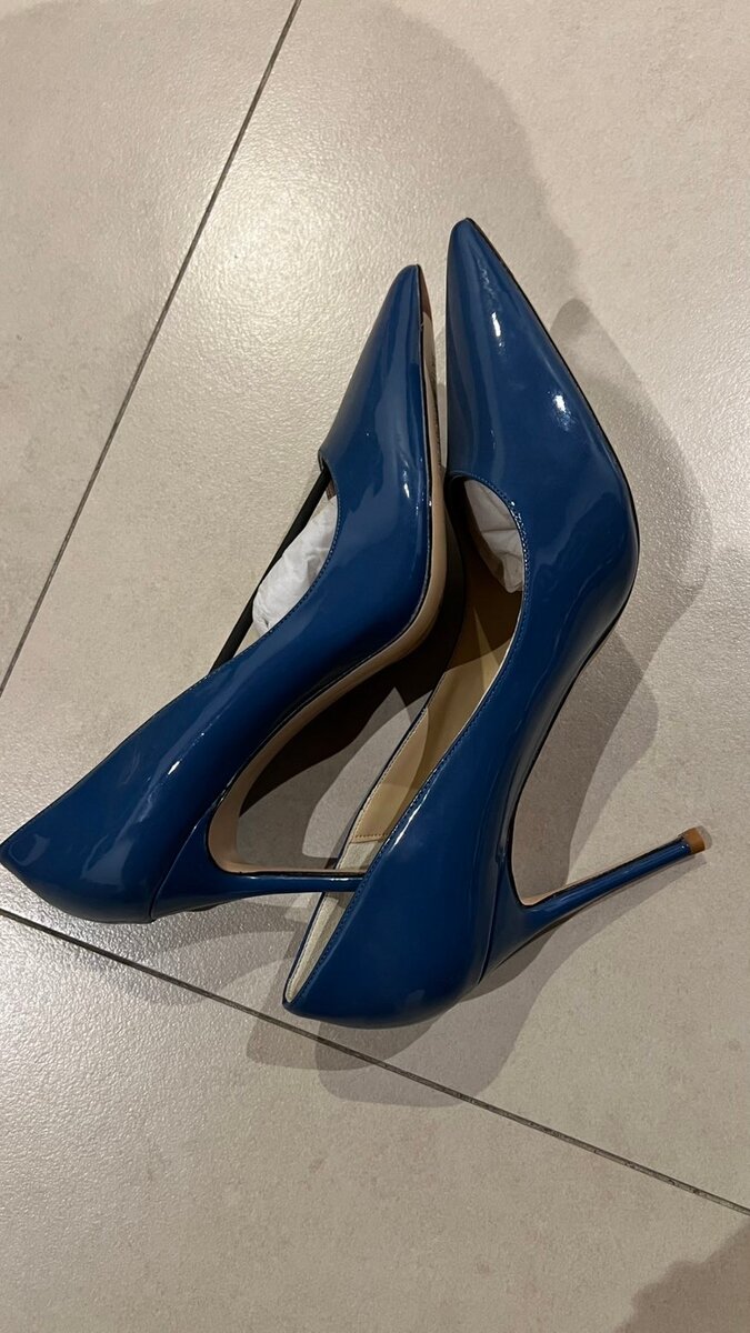 Elegant Blue Stiletto Heels