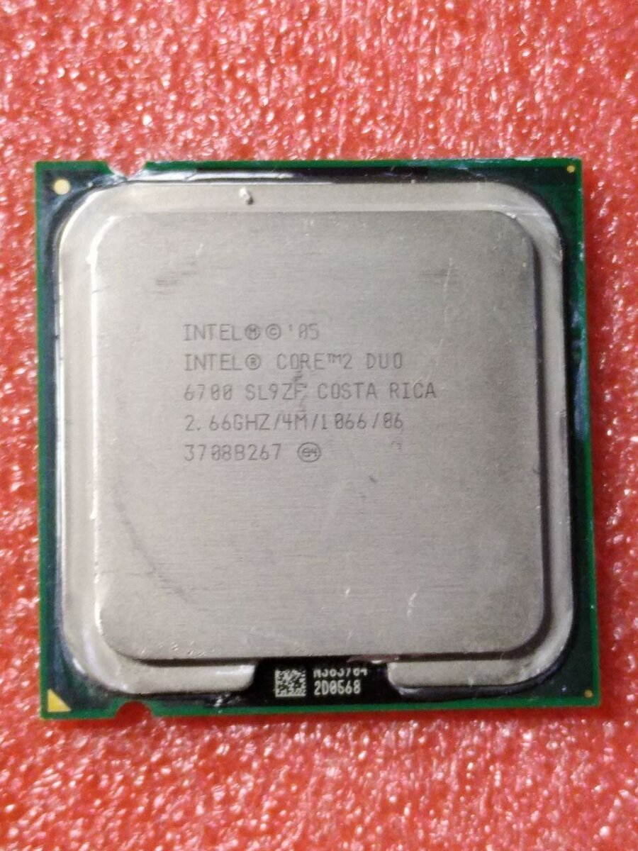E 6700 Сокет 775 2-ядра