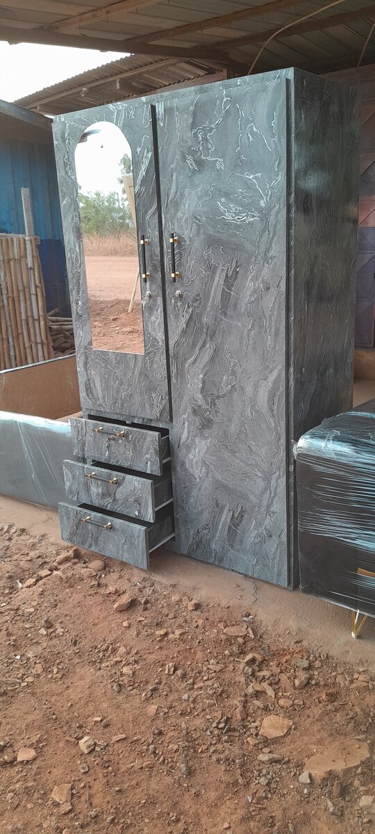 Double door wardrobe is available