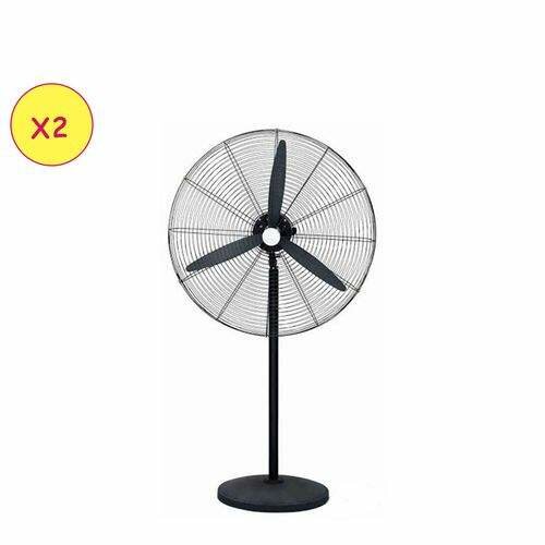 Lot de 2 ventilateurs industriel robuste 30 pouces noir