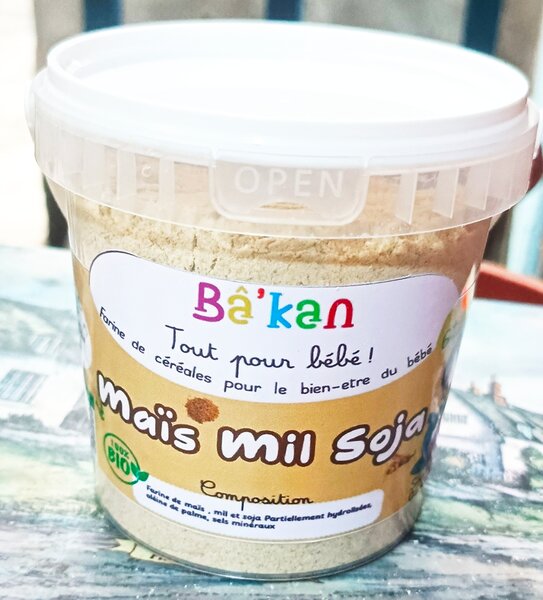 Céréales Bébé Bio Maïs Mil Soja