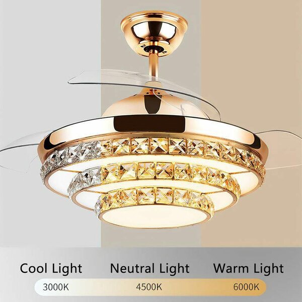 Ceiling light with fan