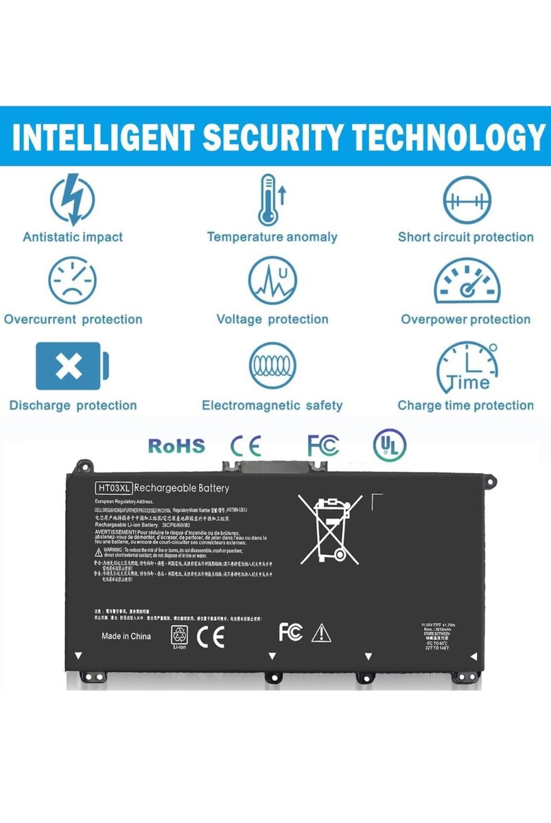 HT03XL Battery for HP Laptop